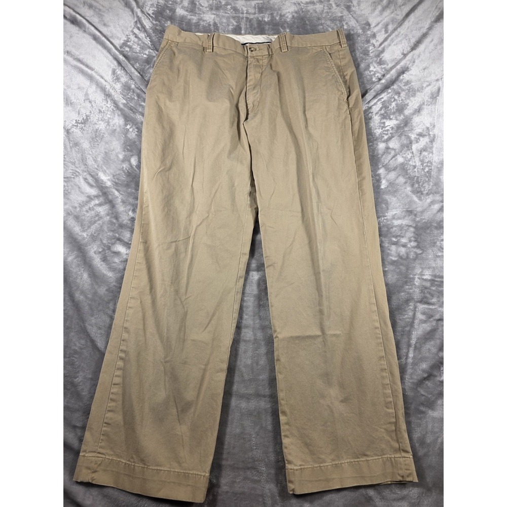 Polo Ralph Lauren Chino Pants 36x30 (36x29) Tan Stretch Straight Classic Fit